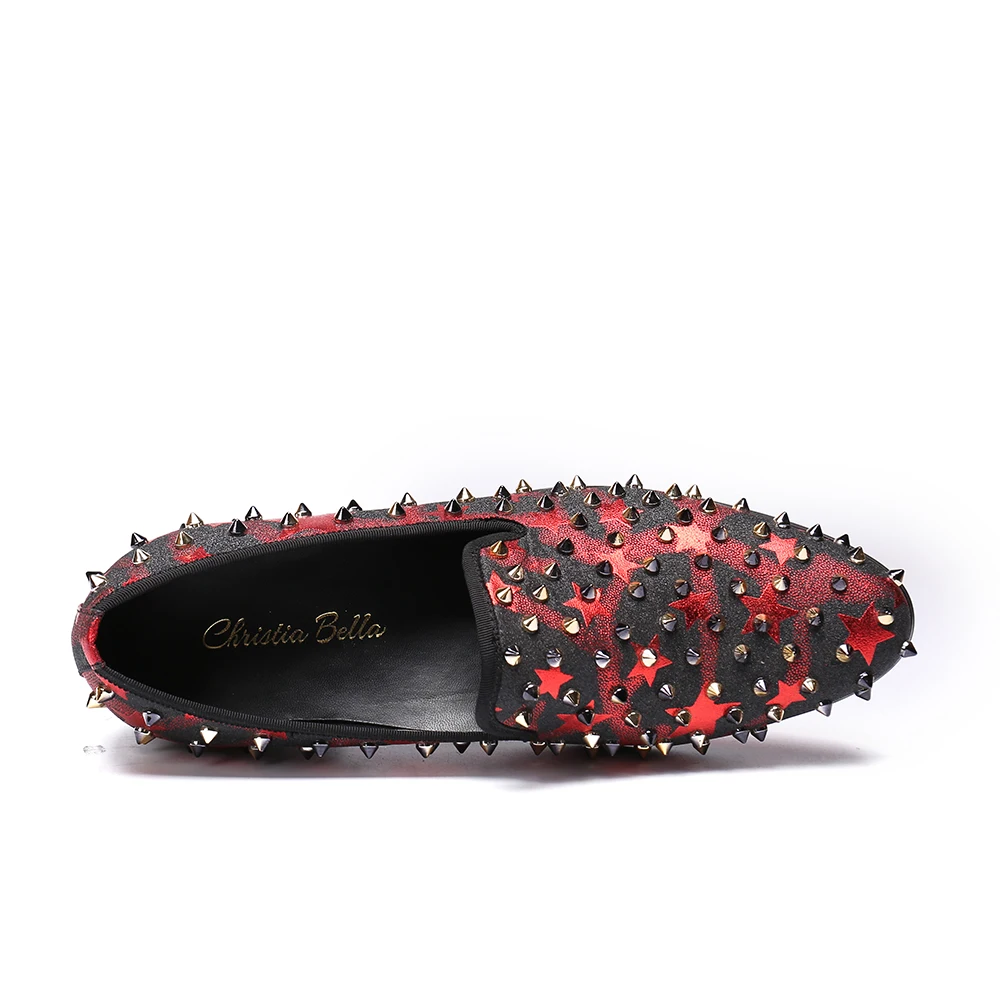Christia Bella роскошные мужские Туфли под платье Модные летние тапочки лодочки с
