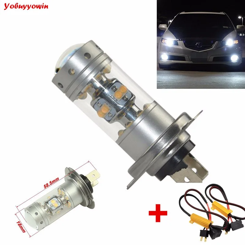 

2X CANBUS BLANCO H7 LED CREE Chips 140W LUCES DE CRUCE BOMBILLAS/Coche luz de niebla для MAZDA 3 6 MX5 RX8/BMW E46