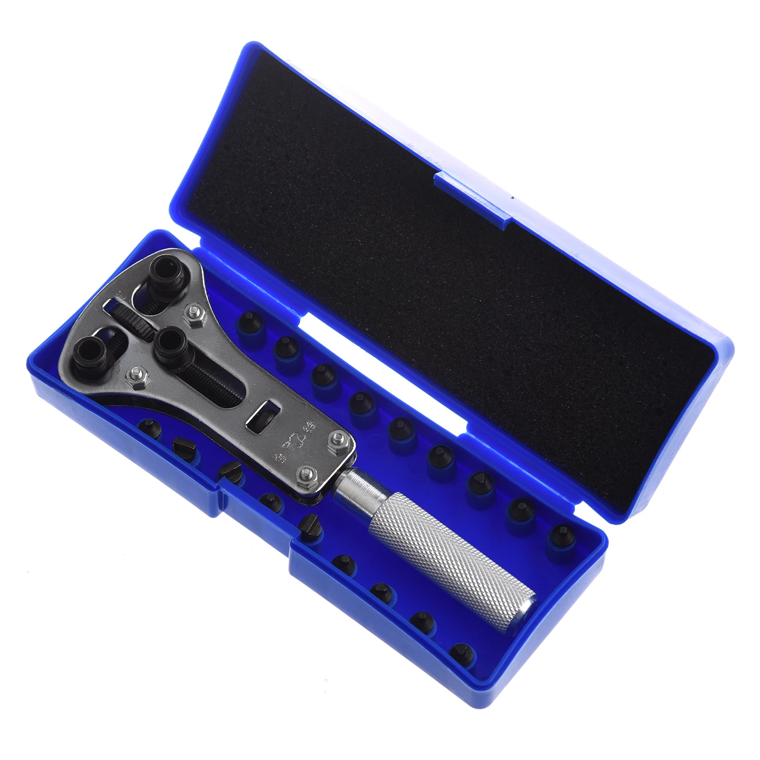 

New Brand new professional watch tool set with wooden box and essays