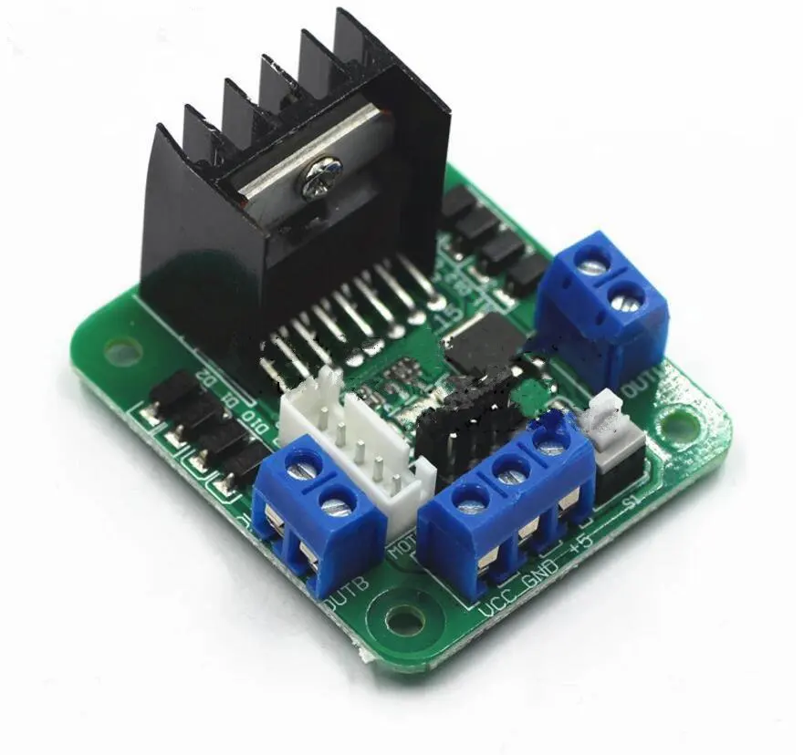 

Модуль платы контроллера шагового двигателя L298N, двойной H Мост DC для Arduino
