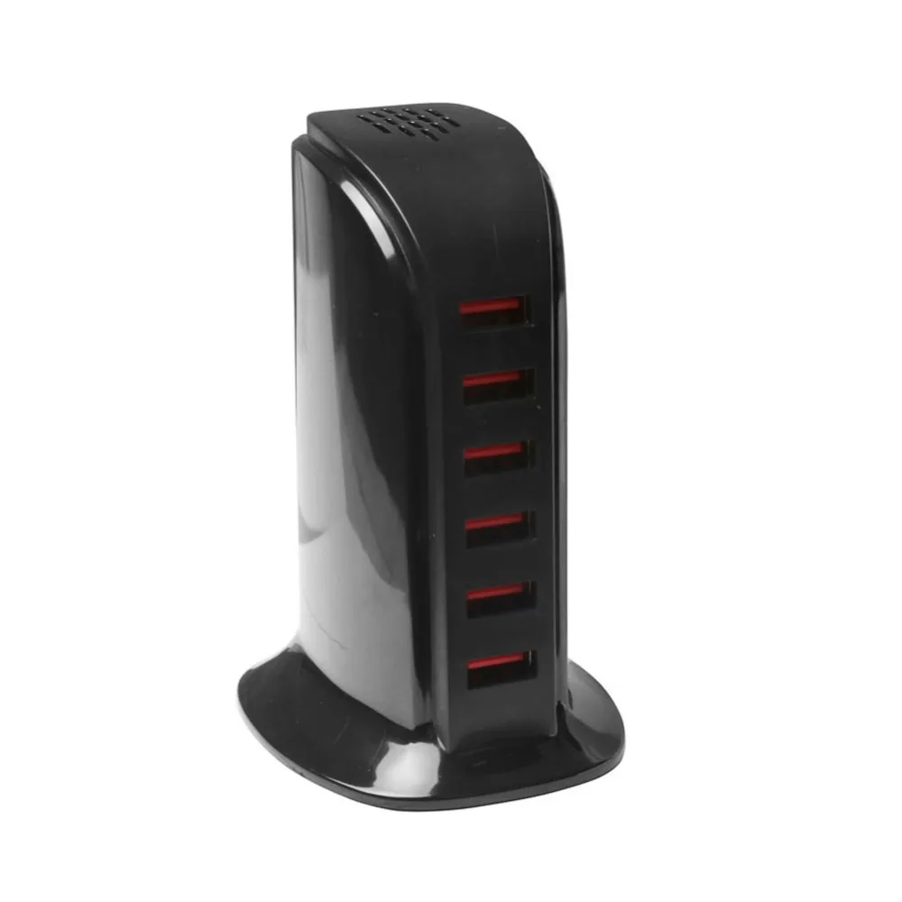 6 портов 30 Вт USB портативная зарядная станция настольное настенное зарядное
