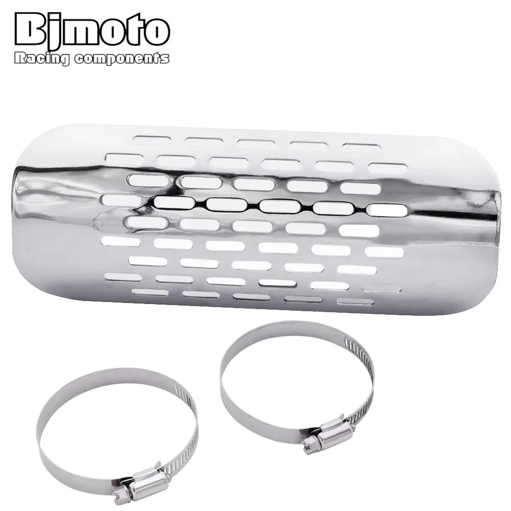 Мотоциклетный глушитель выхлопной трубы Bjmoto тепловой экран для измельчителя