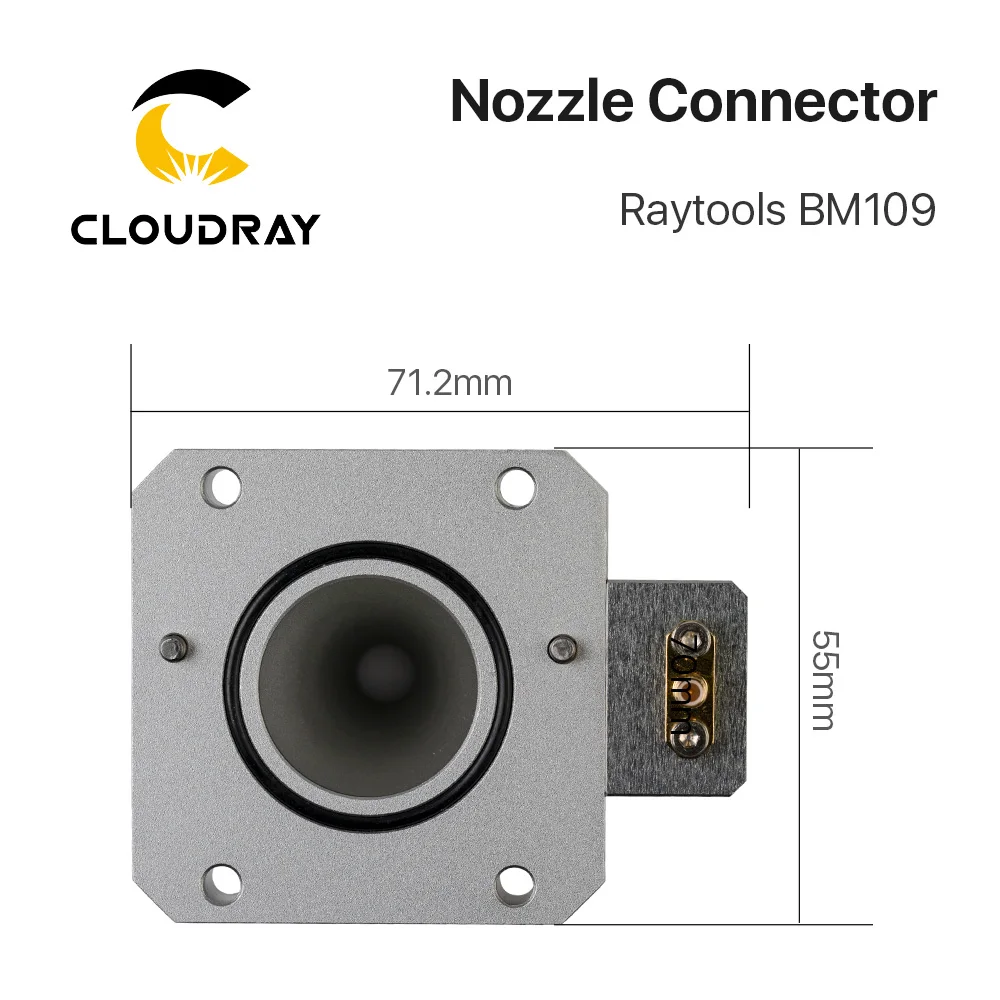 Головка для волоконно лазерной резки Raytools BM109 соединительная часть сопла