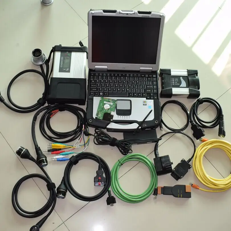 2in1 Супер диагностический инструмент 2018 12 в hdd CF 30 ноутбук для BMW icom следующего