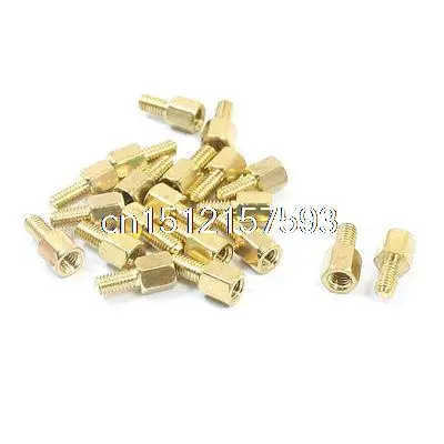 

20Pcs Male/Female Thread Brass PCB Hexagonal Standoff Spacer M3 x 5mm x 11mm