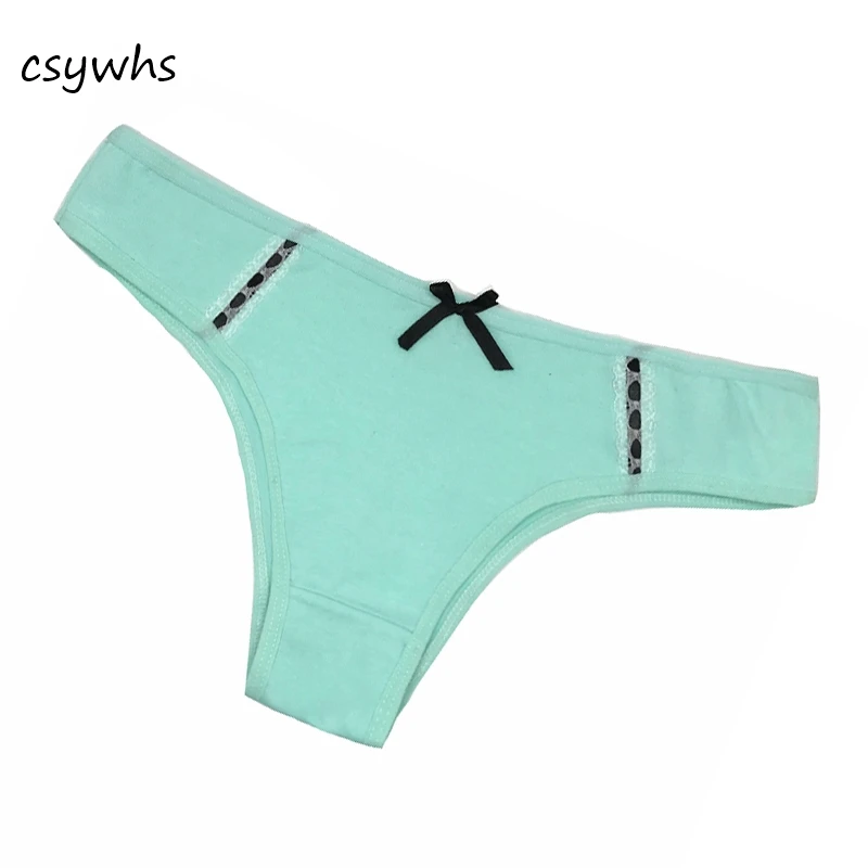 CSYWHS 5 шт./лот сексуальные трусики женские хлопковые стринги G-стринги для девочек