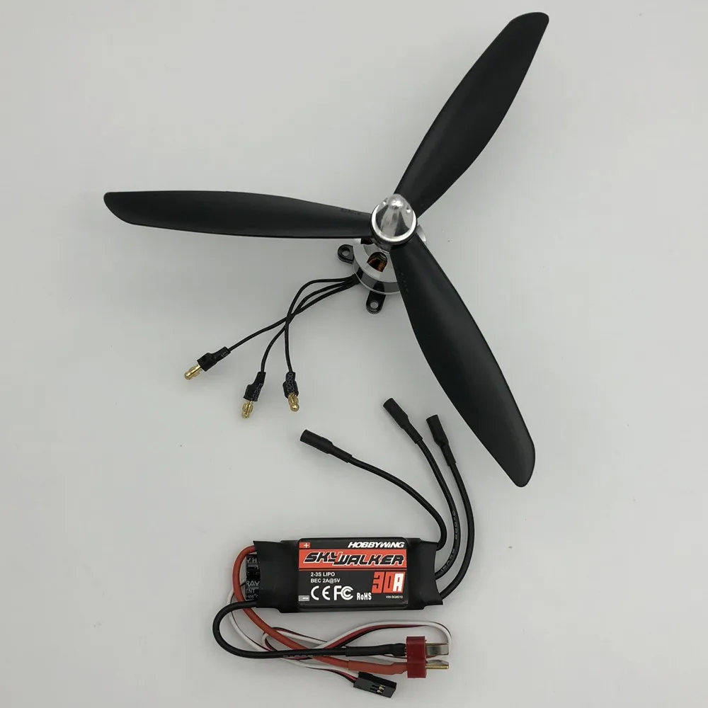 9045 3 Лопасти Пропеллер CW CCW с мотором и 30A ESC для электрического квадрокоптера FPV |