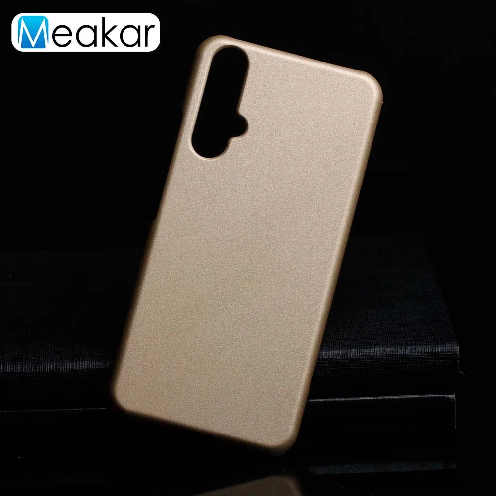 Матовая Пластик Coque 6.26For huawei Honor 20 чехол для huawei Honor 20 Honor20 10i 20i Pro Lite чехол для телефона чехол-лента на заднюю панель - Цвет: Golden
