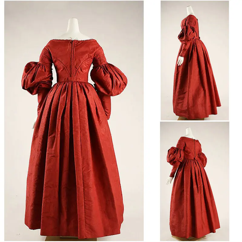 

Historical!19 Century Vintage Costumes Victorian Dresses Scarlett Civil War Southern Belle dress Halloween dresses US4-36 C-897