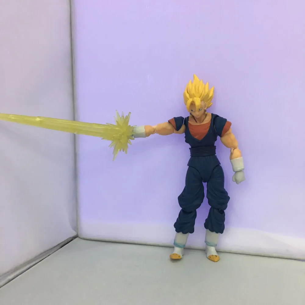 HKXZM аниме Рисунок 17 см СВЧ Dragon ball Супер saiyan 3 Vegetto ПВХ фигурку Модель