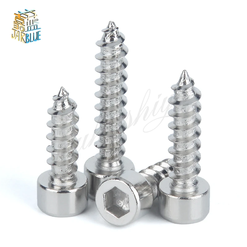 10PCS-M5*16/20/25/30/35/40/50 Модель Самонарезающий винт с плоской головкой/с внутренним шестигранником/закалки винт