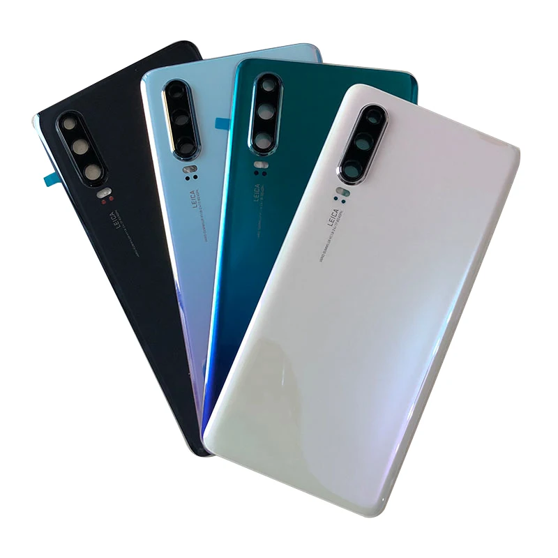 Axisinternational для 6," huawei P30, стеклянная задняя крышка для батареи, чехол+ рамка для камеры+ стеклянный объектив+ вспышка+ оригинальная наклейка