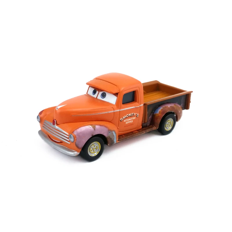 Дисней Pixar Автомобили 3 Smokey пикап Металл литье под давлением игрушечный