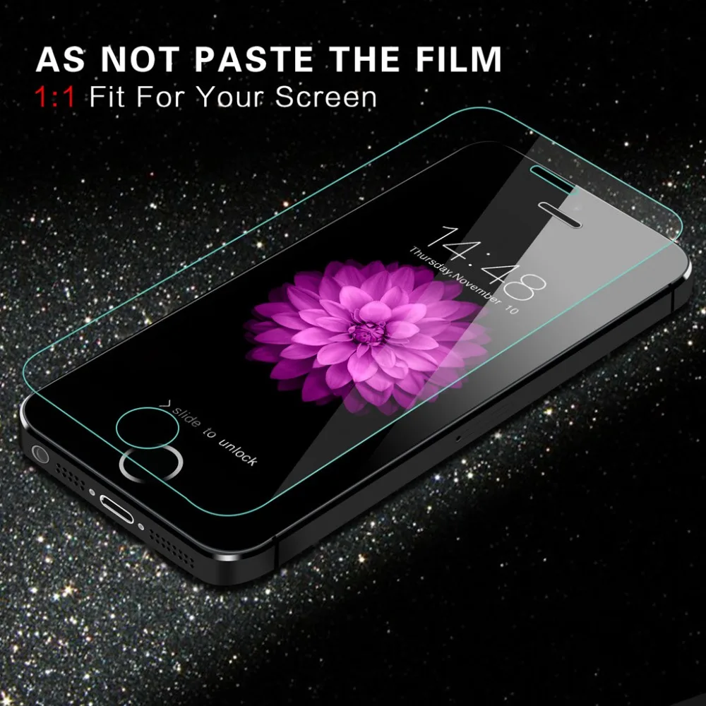 GABOOM 3D изогнутый край закаленное Стекло пленка для iphone 5 5S SE 9 H Экран протектор