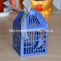 lovely bird cage laser cut party wedding favors candy boxes wedding invitation box