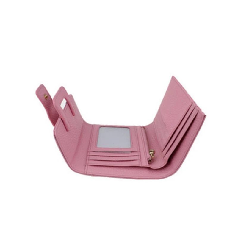 BERNO Fly/женский бумажник из мягкой кожи с застежкой модный клатч тремя складками