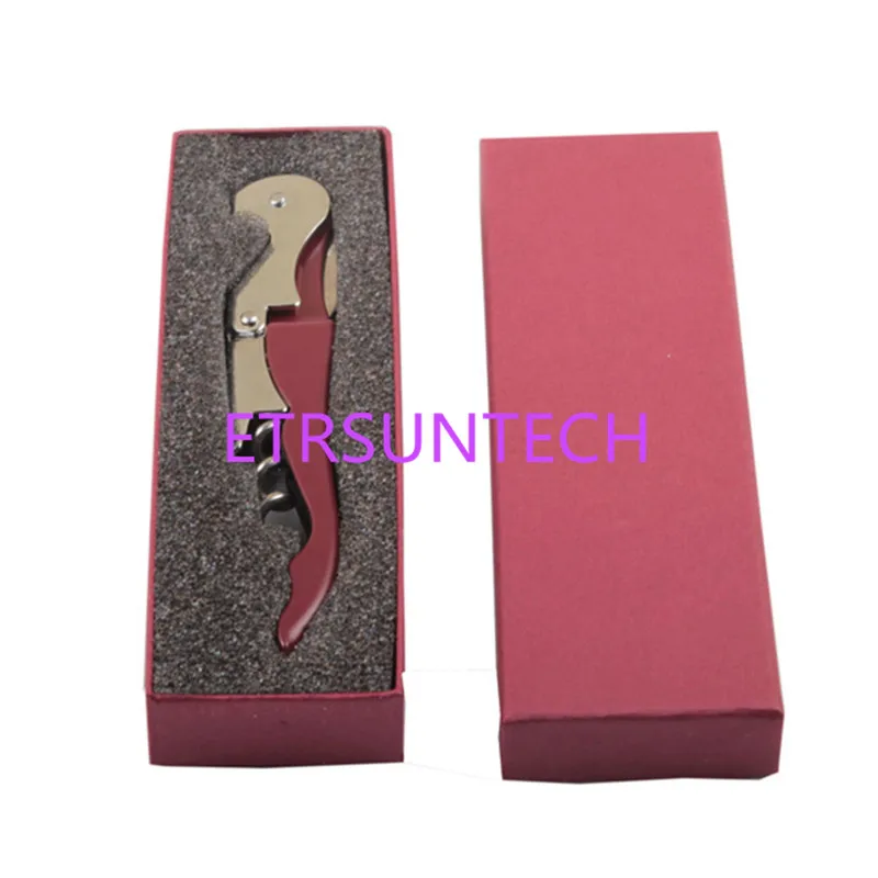 100 шт./лот многофункциональная открывалка для красного вина с подарочной