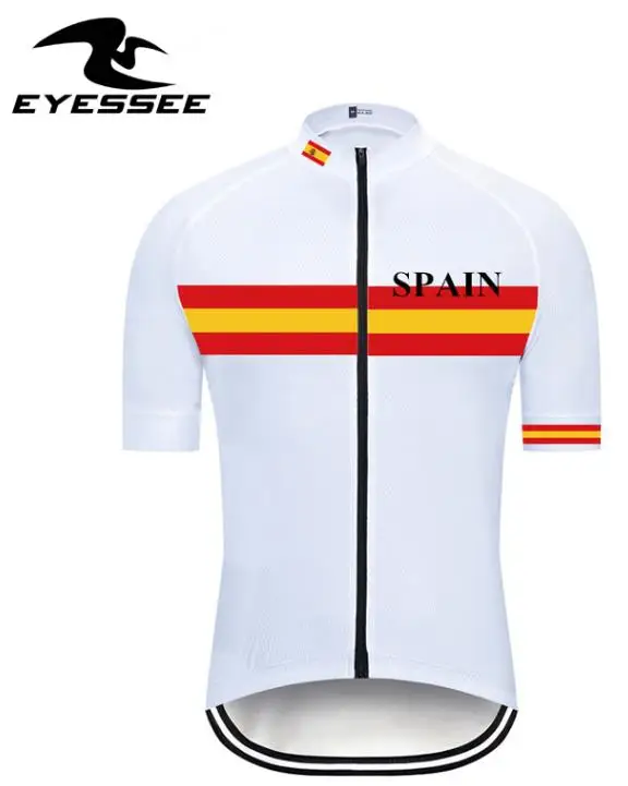 jersey Испания Велоспорт Джерси/6 цветов! Высокое качество Мужская команда горный велосипед Одежда Майо ropa ciclismo велосипед Джерси - Цвет: jersey