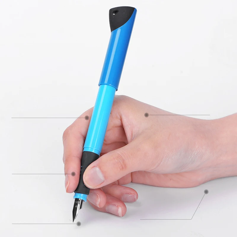 Nice Fountain Pen Ink Set Eraserable Blue Pens for Student Gift Posture Correction Writing School Supplies | Канцтовары для офиса