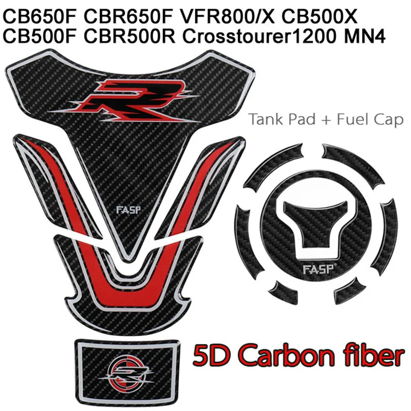 Для CB650F CBR650F VFR800/X CB500X CB500F CBR500R Crosstourer1200 MN4 крышка топливного бака наклейка накладка
