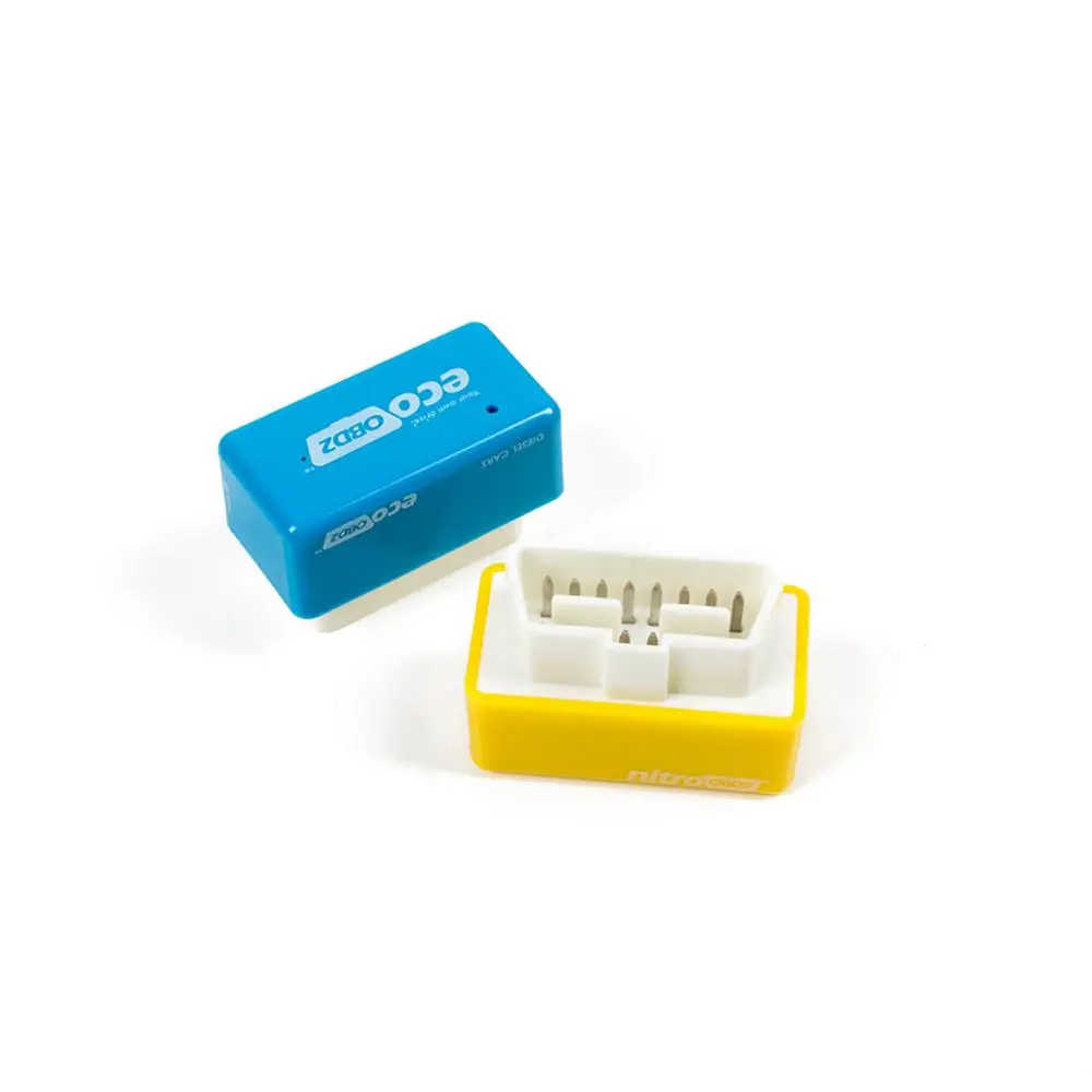 3 ColorsNitro OBD2 EcoOBD2 чип-тюнинговая коробка для ЭБУ вилка и драйвер NitroOBD2 Eco OBD2 для бензинового дизельного автомобиля 15% экономия топлива больше мощности
