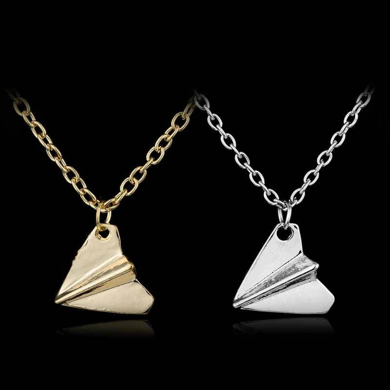 

HEYu New Fashion Music One Direction 1D Happy fans Paper Airplane Directioner Infinity Chain Pendant Necklace Jewelry