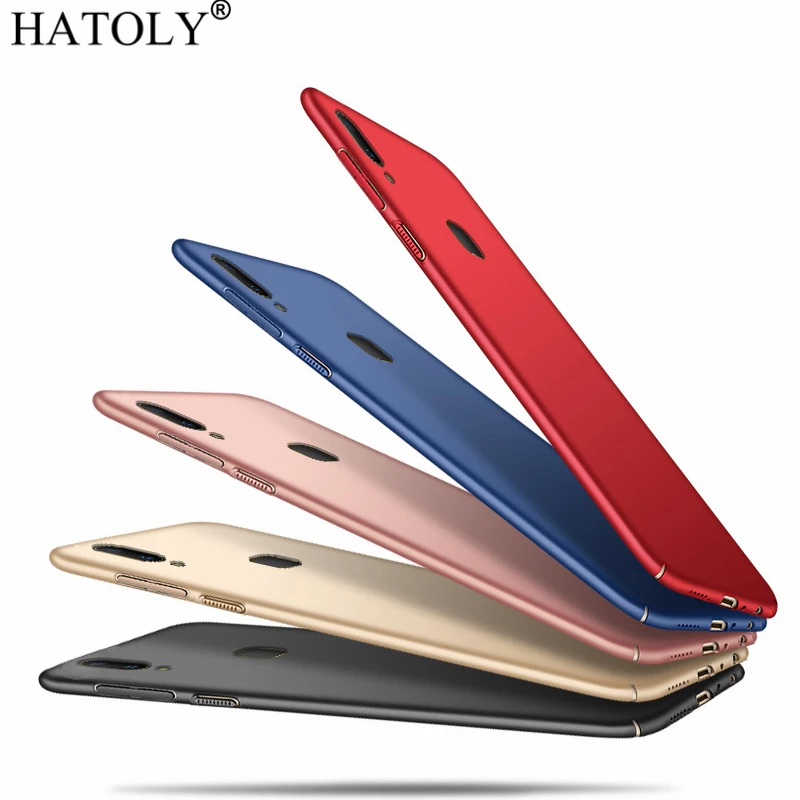 Гладкий Чехол для BBK Vivo V9 чехол Y85 ультратонкий жесткий защитный из поликарбоната