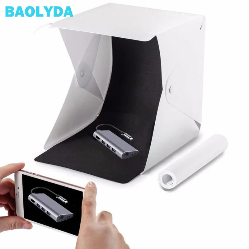 Baolyda 30 см мини складной Лайтбокс для студийной фотосъемки софтбокс со