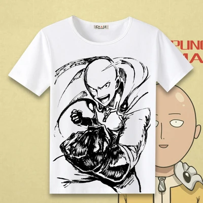 One Punch Man Футболка аниме одна футболка оппай ONE PUNCH-MAN/re-make Lover с рисунком героев из