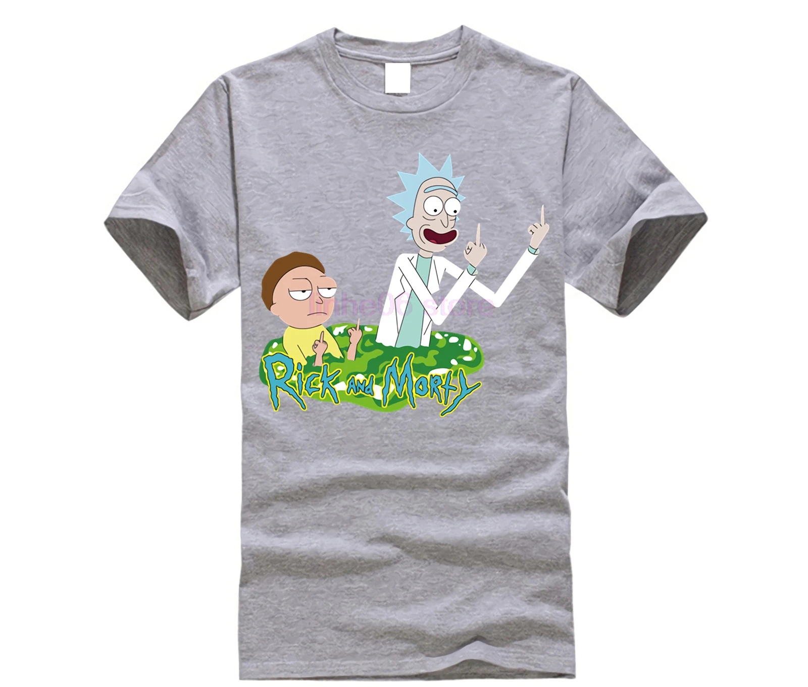 GILDAN TEEWINING Rick and Morty футболка для мужчин смешные мужские футболки летний топ