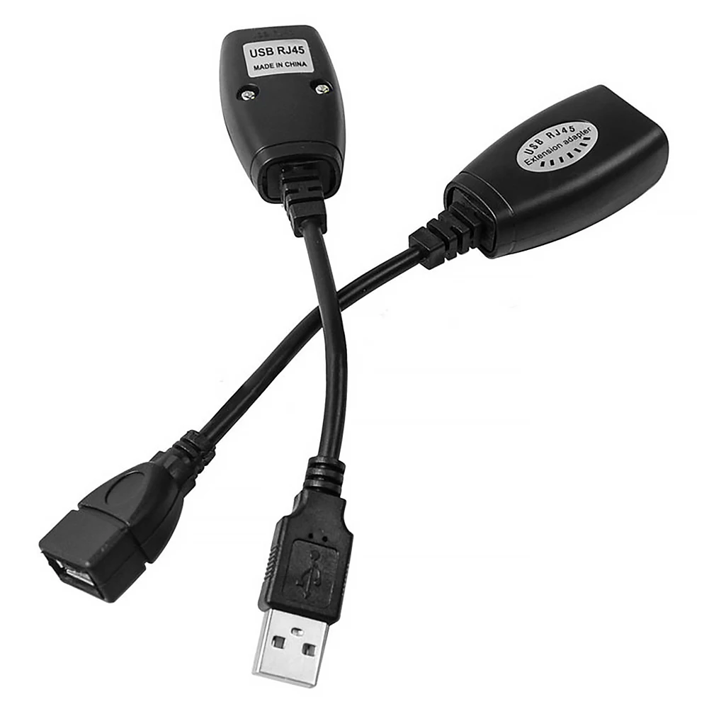 USB RJ45 удлинитель Ethernet адаптер расширитель через комплект повторителя кабель LAN