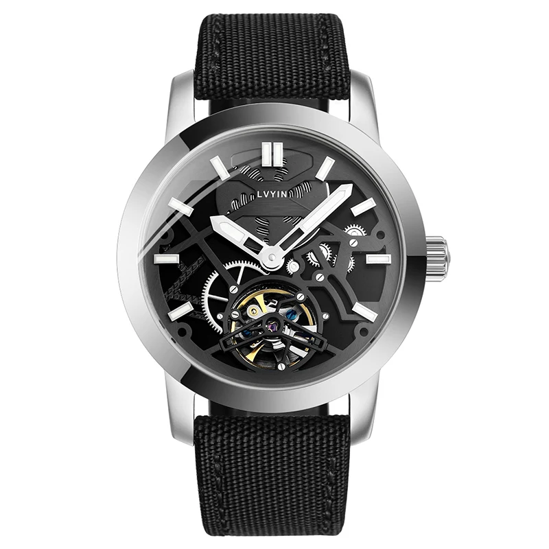 Lvyin 2018 Fashion Mechanical Watch Men Automatic Wrist Waterproof Men's Stainless Luxury Watches | Наручные часы