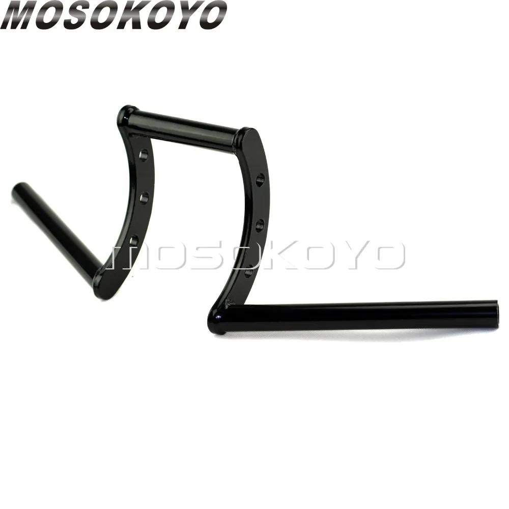Универсальный руль " Z Bar 25 мм Z-Bar 24-3/4" Wide 5-1/" Rise для Harley Sportster Кафе Racer на заказ винтажный чоппер