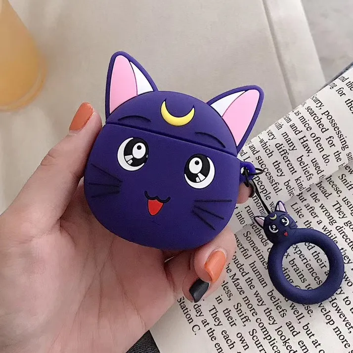 style 3 Мультяшный милый тигр 3D наушники защитный чехол для airpods 1 2 Чехол для Apple беспроводной Bluetooth наушники защитная крышка - Цвет: style 3