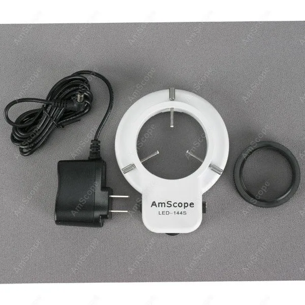 Рассечения цепи микроскоп-поставка AmScope 7X-45X рассечения 144-светодиодный зум