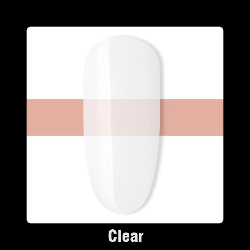 Clear Beautilux 1 шт., прозрачный молочно-белый Камуфляжный телесный розовый резиновый Базовый Гель-лак, УФ светодиодный, впитывающий Гель-лак для ногтей, 10 мл - Цвет: Clear