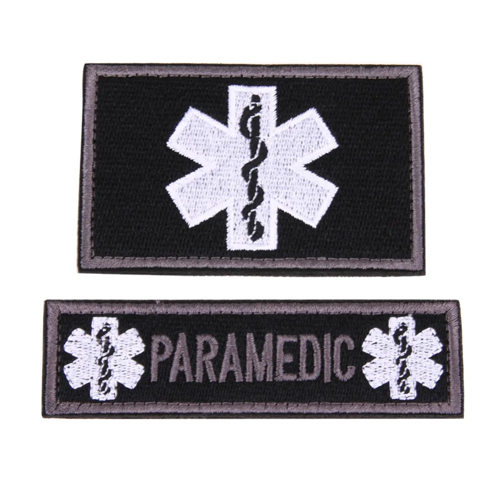 2 шт. тактические бейджи патч вышитая аппликация этикетка для шитья патчи одежды