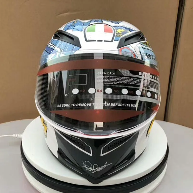 Модный анфас шлем мотоциклетный в летний сезон шлем casco человек Анти-туман шлем Ece-R22/05