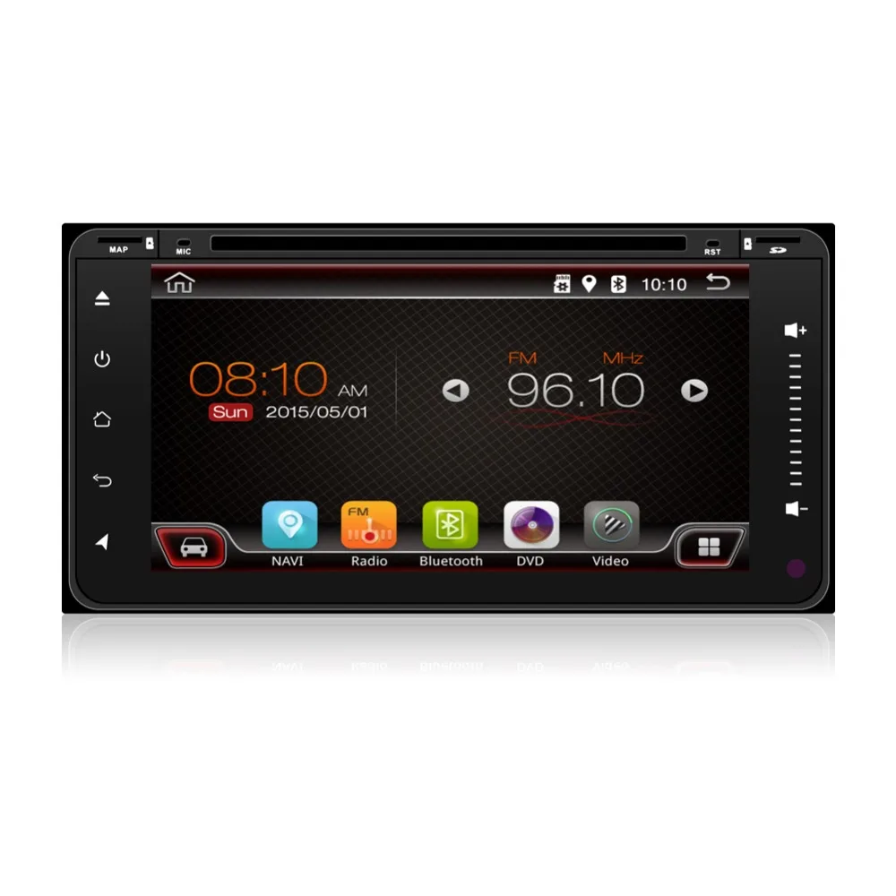 4 ядра 2 Din Android 6 0 для автомобиля Toyota DVD Радио стерео видео плеер gps Hilux VIOS Camry Corolla