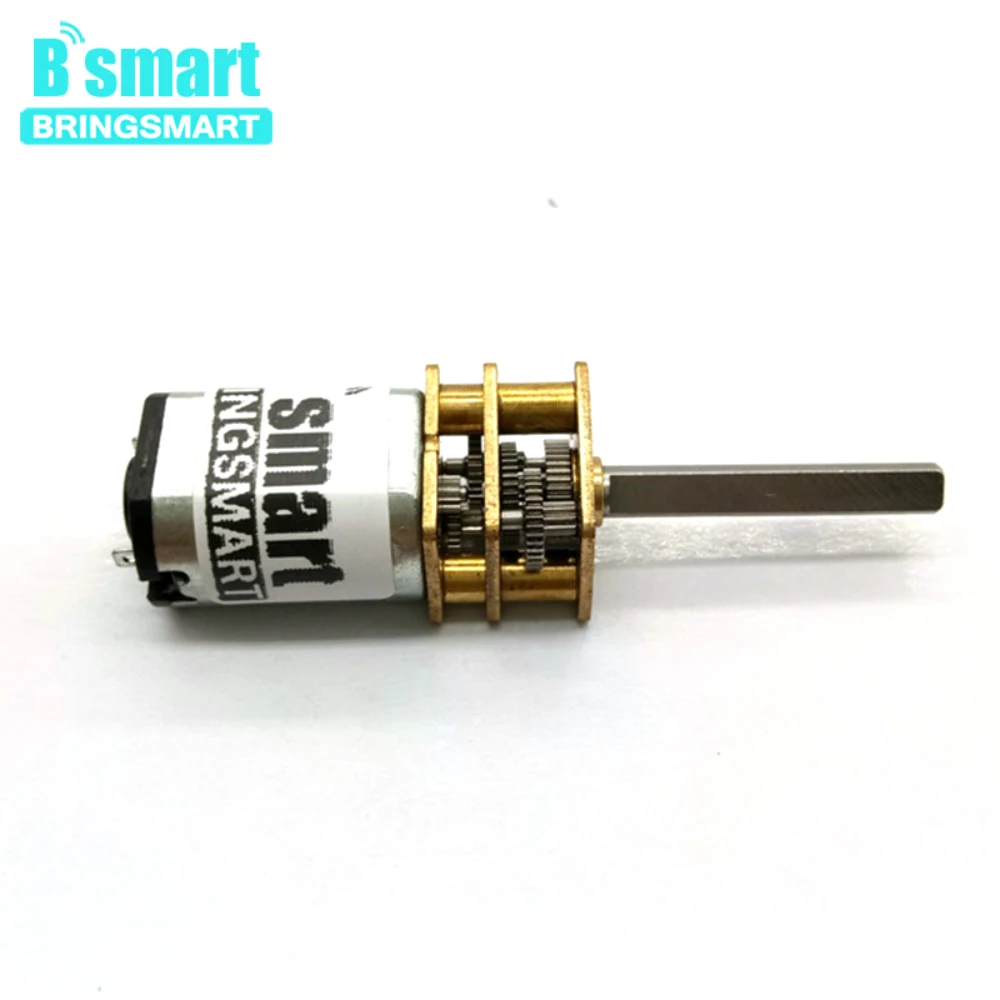 Фото Мини Мотор Bringsmart N20 3 в 6 12 В мотор редуктор постоянного тока низкая скорость Мини Мотор Bringsmart N20 3 в 6 12 В мотор редуктор постоянного тока низкая скорость