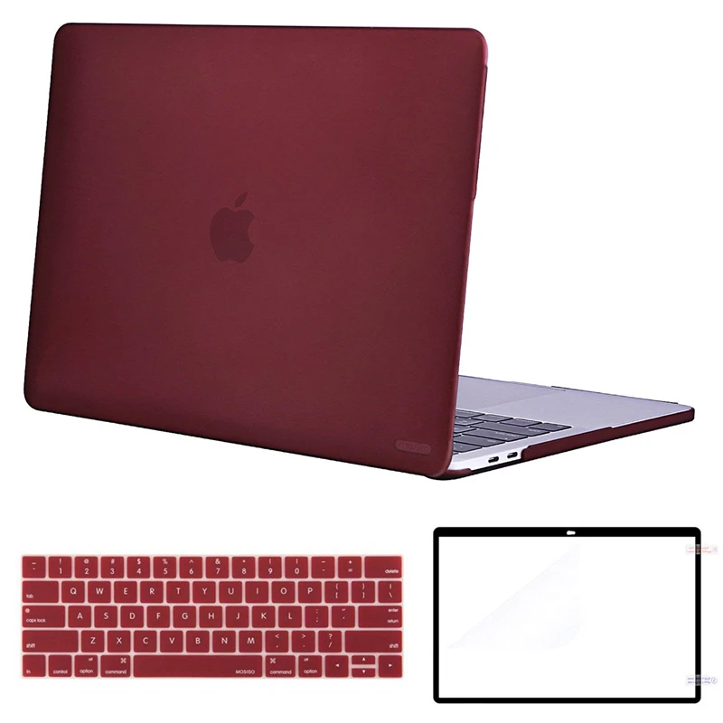Прозрачный матовый чехол MOSISO для ноутбука Apple Macbook New Pro 13 15 с сенсорной панелью