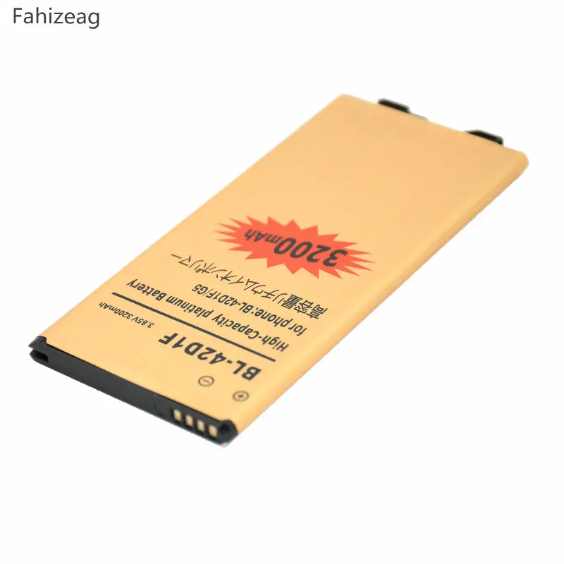 Fahizeag BL-42D1F золотой аккумулятор + универсальное зарядное устройство Замена для LG G5