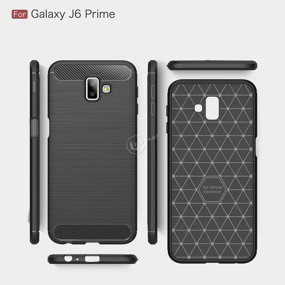 Силиконовый мягкий чехол для Samsung Galaxy J6 + Plus 2018 J610 J610F J610FN/DS Carbon Fibe телефона J6Plus Prime
