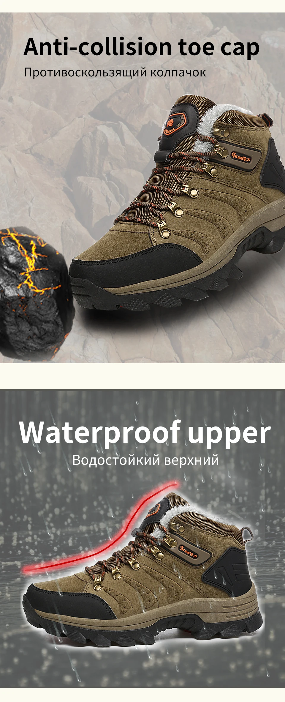 Зимние ботинки; мужские кожаные зимние ботинки; мужские кроссовки размера плюс; Зимние ботильоны; Мужские Теплые повседневные ботинки для влюбленных; botas hombre
