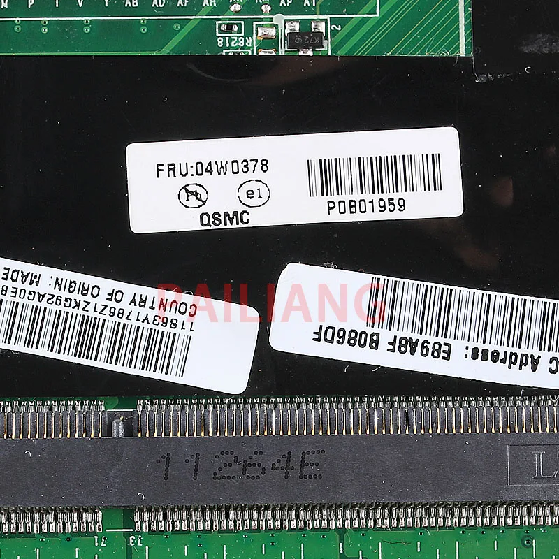 PAILIANG материнская плата для ноутбука IBM Thinkpad L420 PC 04W0378 DAGC9EMB8E0 full tesed DDR3|Материнские