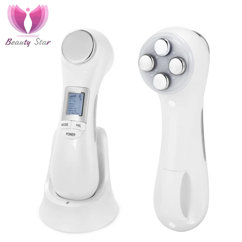 Beauty Star RF радиочастотный светодиодный фотон EMS ультразвуковой лифтинг для лица