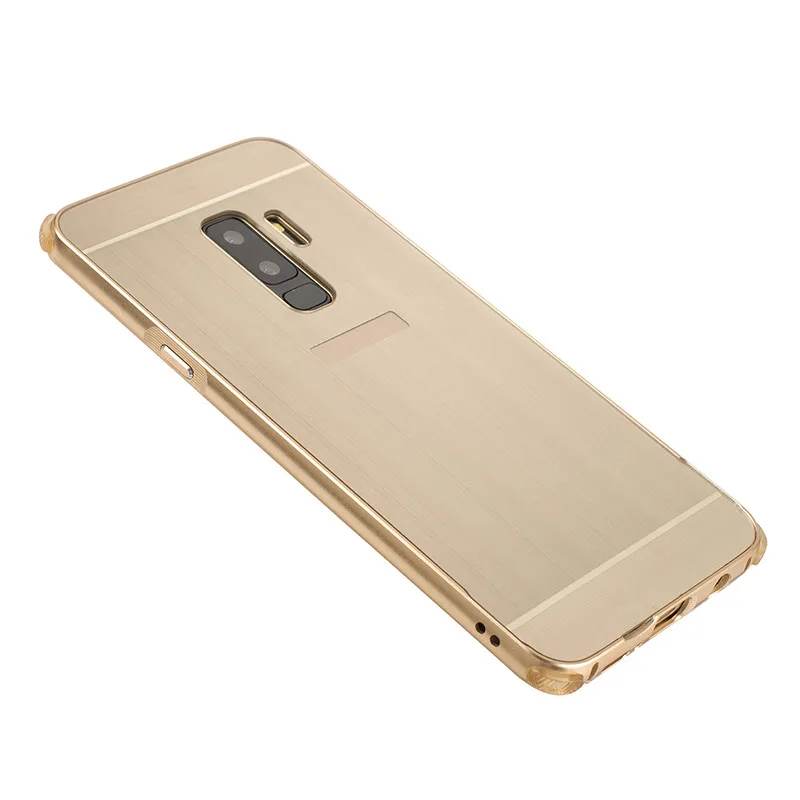 Чехол Bosilang для S9 plus скользящий металлический каркас + пластиковая пластина из