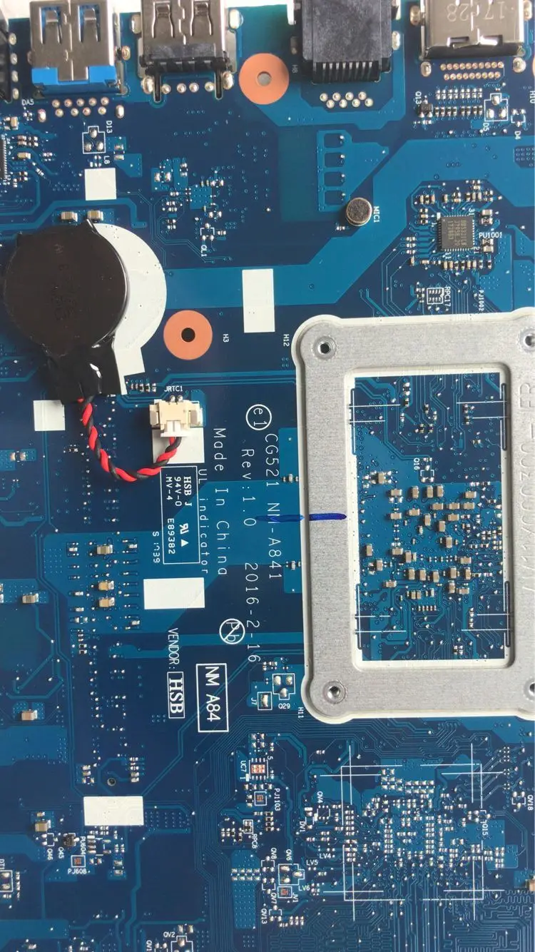 Abdo применим к lenovo 110-15ACL CG521 NM-A841 материнская плата для ноутбука cpu A8-7410 DDR3 тестовая работа