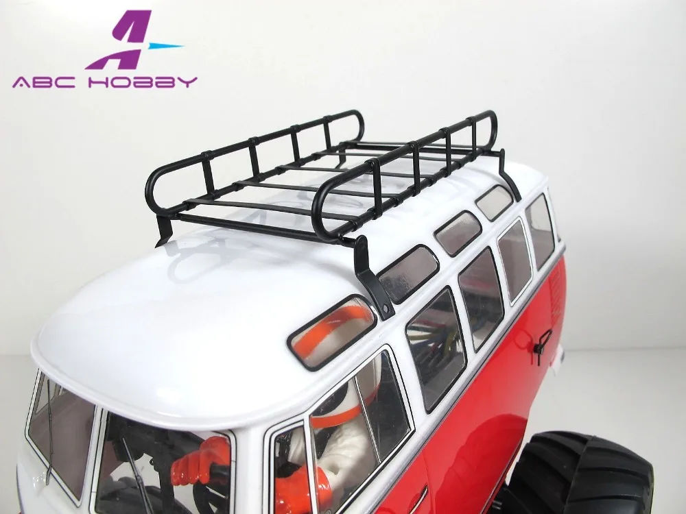 1/10 металлический багажный багажник на крышу для Tamiya WR-02 Volkswagen Bus Type 2 | Игрушки и