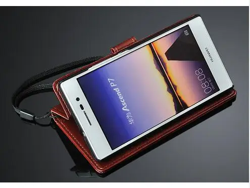 Элитная недвижимость PU кожаный бумажник filp ultra-thin case Магнитный Держатель Карты Case